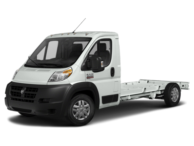 2018 RAM ProMaster Cutaway 3500 159 WB EXT in Bright White Clearcoat — front three-quarter view