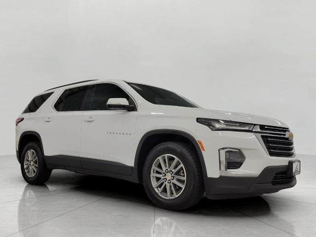 2023 Chevrolet Traverse AWD 4dr LT Cloth w/1LT in Summit White — front three-quarter view