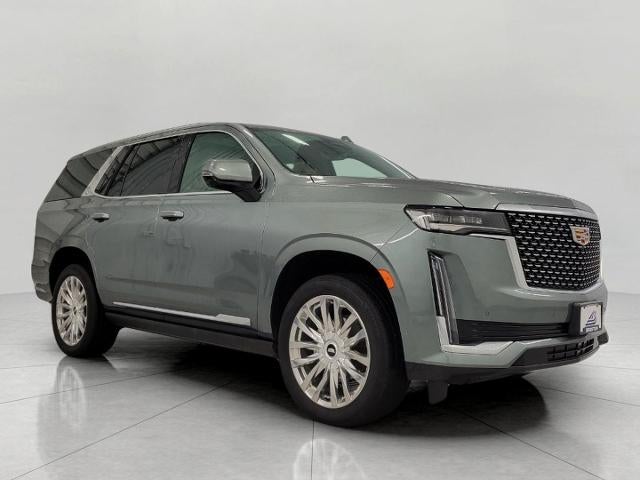 2023 Cadillac Escalade 4WD 4dr Premium Luxury in Dark Emerald Metallic — front three-quarter view