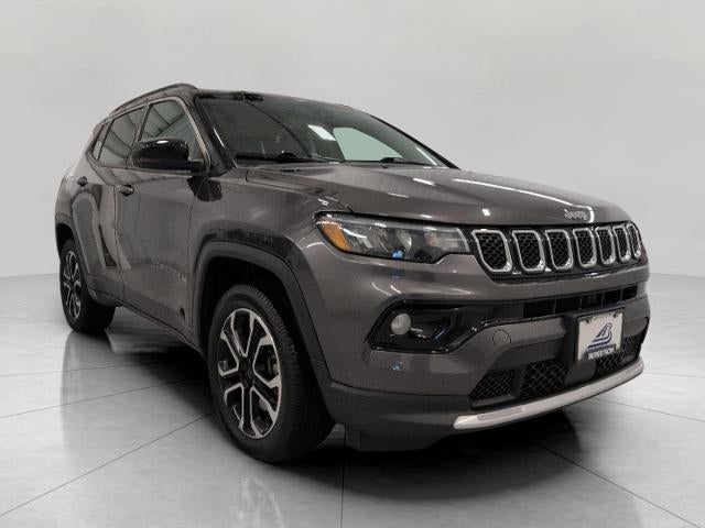 2023 Jeep Compass Limited 4x4 in Granite Crystal Metallic Clearcoat — front three-quarter view