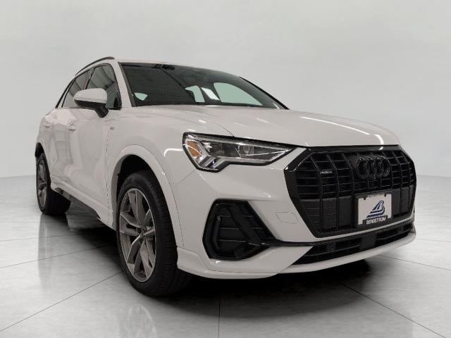 2023 Audi Q3 S line Premium Plus 45 TFSI quattro in Glacier White Metallic — front three-quarter view